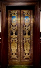Mayflower Hotel elevator door